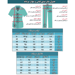 اسکراب شلوار سرمه ای سیزگی cizgi medical