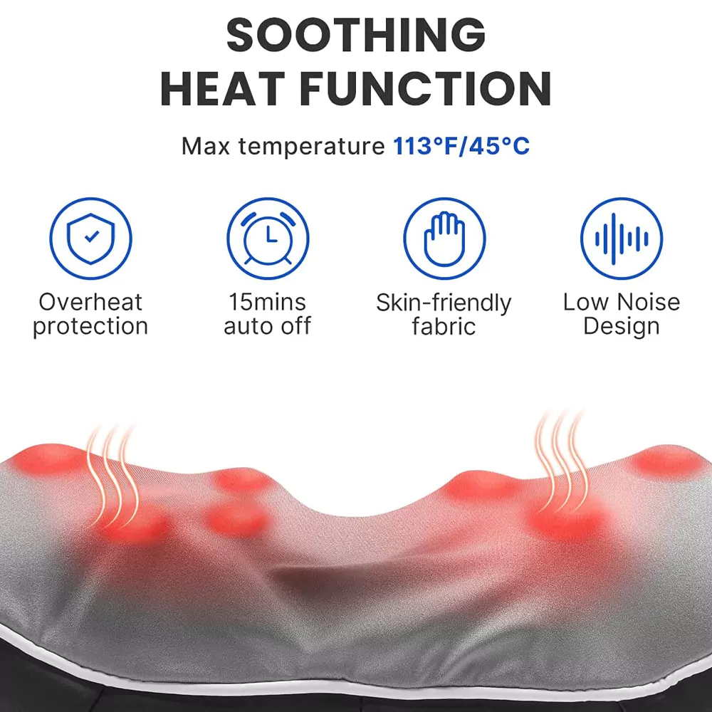 ماساژور شیاتسو گردن و شانه رنفو مدل RF-SNM060