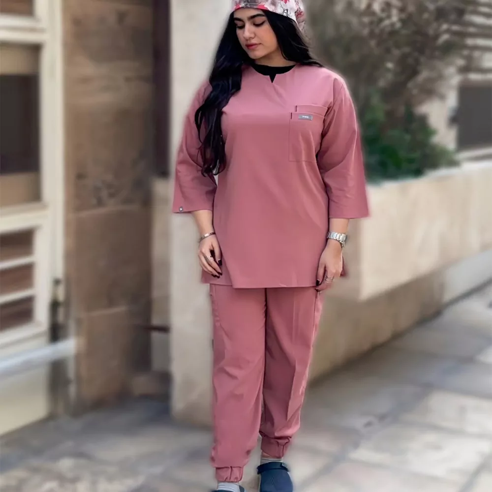 اسکراب پزشکی زنانه فیگز figs رنگ کالباسی 