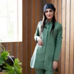 مانتو شلوار اتاق عمل سبز پسته ای