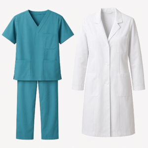 تفاوت لباس اسکراب پزشکی با روپوش پزشکی