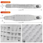 ماساژور بادی حرارتی کمر مدل Hot Electric Vibrating Belt Inflatable Lumbar