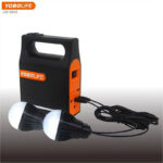 کیت دیجیتال خورشیدی YOBOLIFE LM-3602 دو لامپ LED، باتری لیتیومی داخلی، پاوربانک