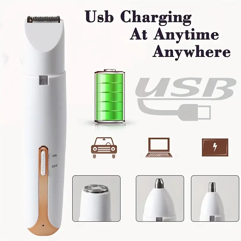 ست اصلاح موی بدن بانوان 4 کاره مدل 4in1