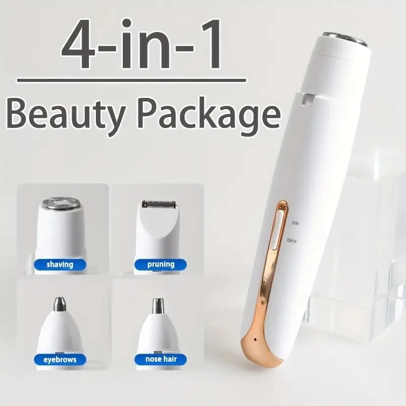 ست اصلاح موی بدن بانوان 4 کاره مدل 4in1