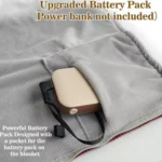 پانچو و پتو حرارتی گرمایشی Portable Heated Shawl