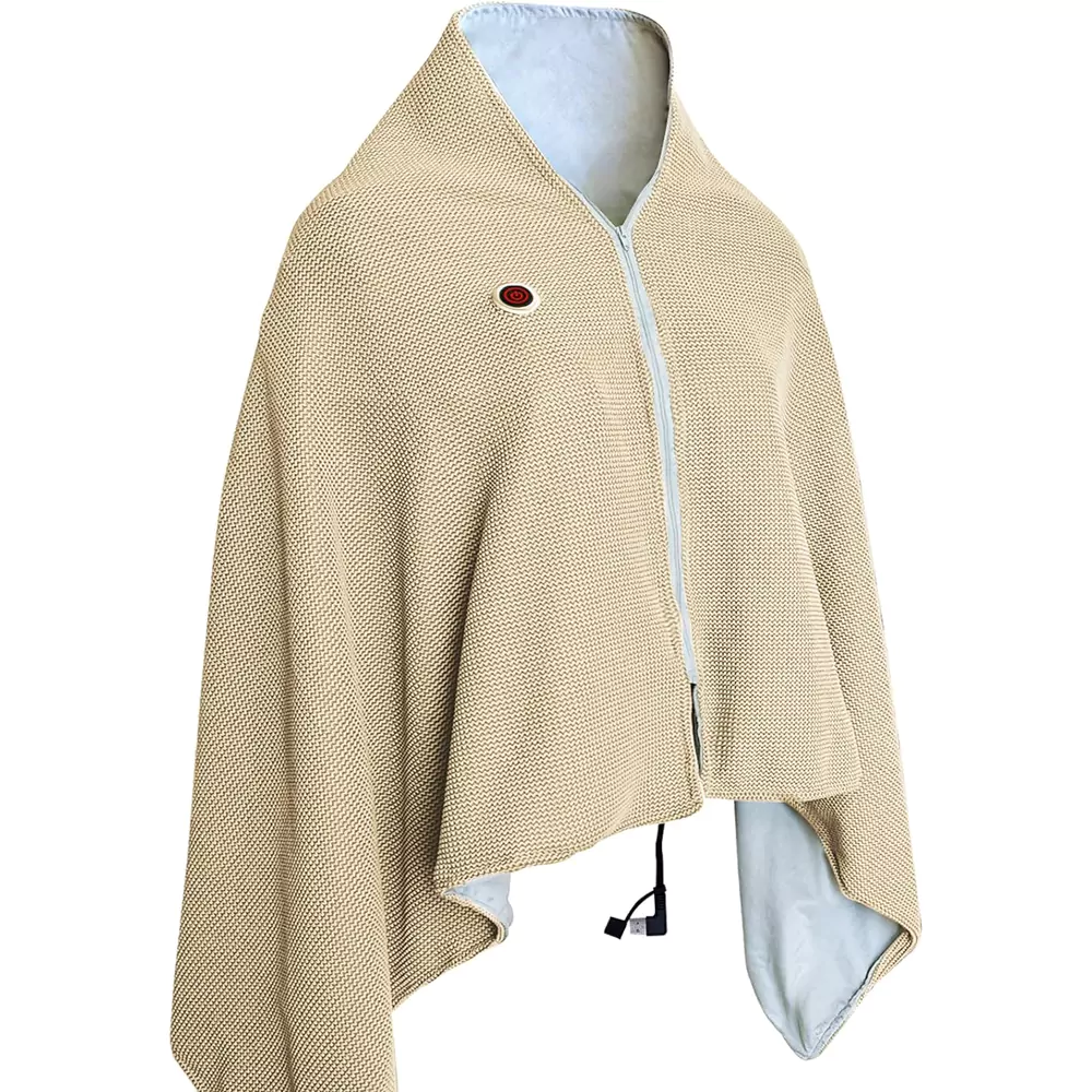 پانچو و پتو حرارتی گرمایشی Portable Heated Shawl
