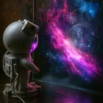 چراغ خواب پروژکتوری کهکشانی فضانورد اسپیکردار Astronaut Star Light