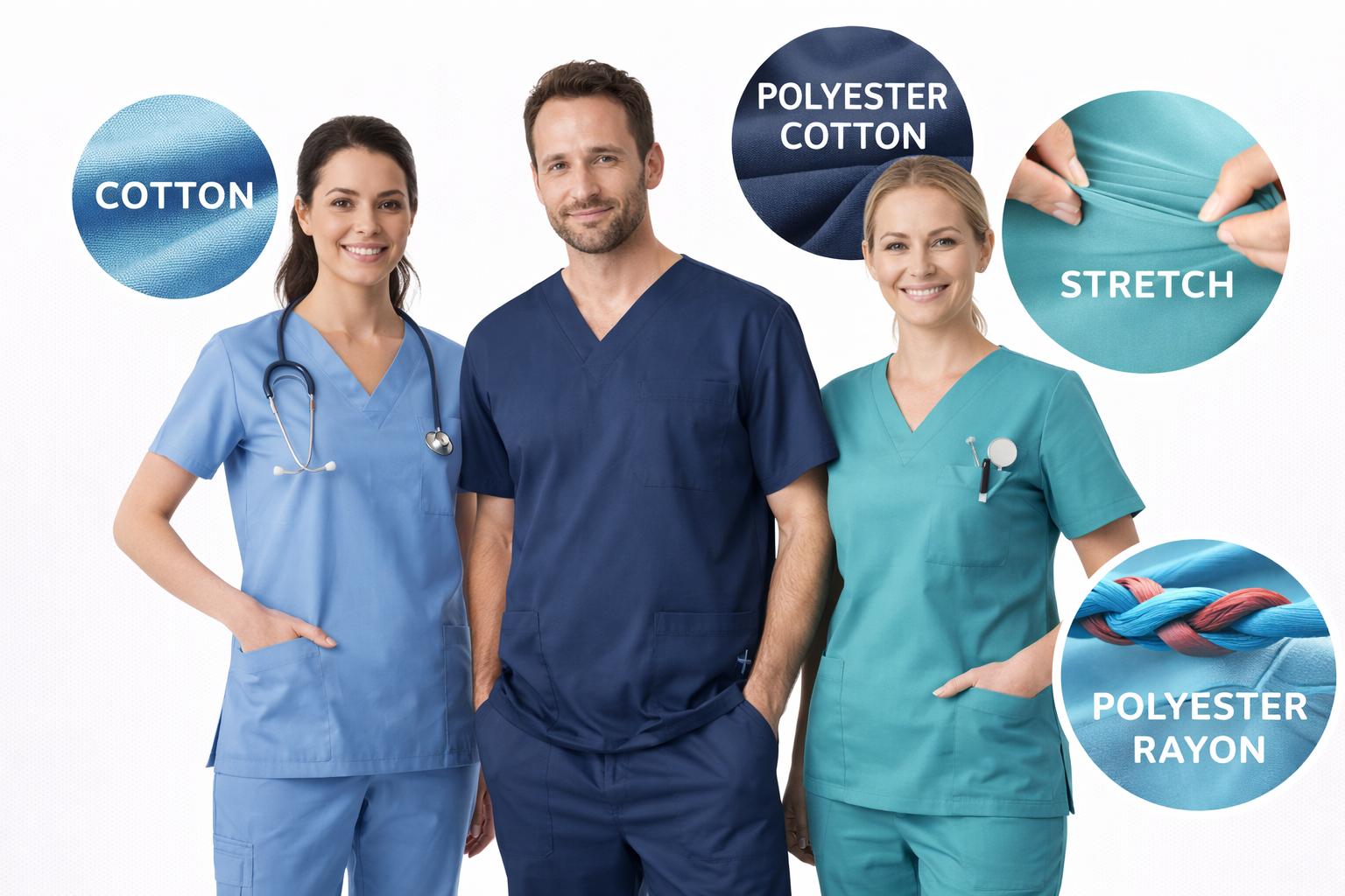 بهترین پارچه برای اسکراب پزشکی و دندانپزشکی که فروشنده ها به شما نمی‌گویند!