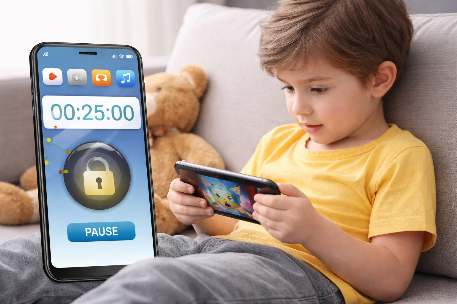 خطرات فیلم دیدن کودک با موبایل + راهکارهای کنترل زمان