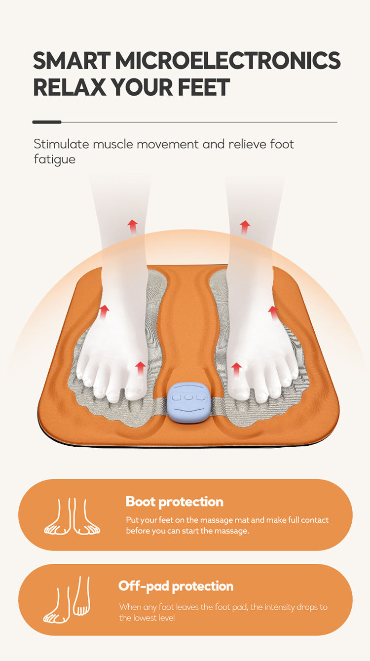 ماساژور فیزیوتراپی سه بعدی پا RORFOOT EMS SOLE MASSAGER