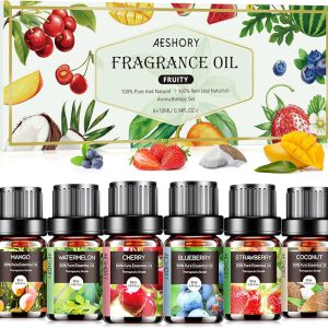 اسانس خوشبو کننده دستگاه بخور Essential Oil Set شش تایی حجم 10 میل
